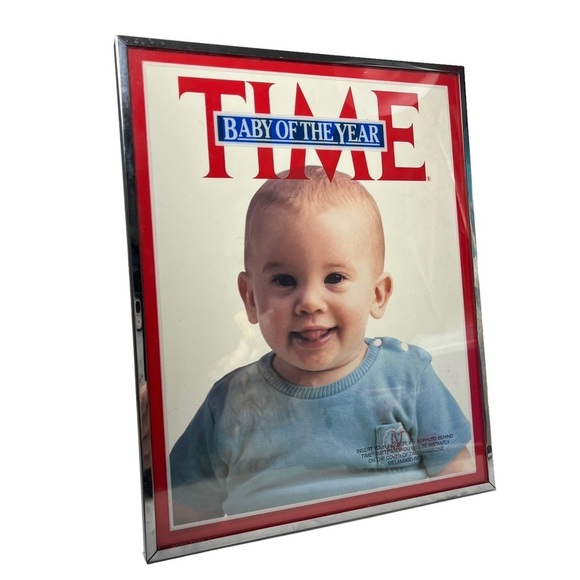 Time Baby of the Year Photo Matte Frame 8x10 Photo Insert Cover of Time Magazine - Picture 1 of 5